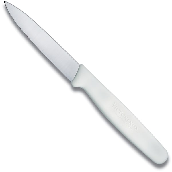 Swiss Army Brands Victorinox 40807 Kitchen White Paring - Small Handle, Spear Point, 30.25In Blade, Straight Edge VIC-5.0607.S - main